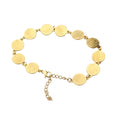 FINE4U B420 Saint Benedict Evil Protection Medal Charm Bracelet for Women Catholic San Benito Jewelry Accessory