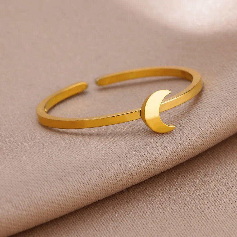 Cross Rings for Women Gold Color Opening Stainless Steel Ring 2024 Trend Party Wedding Jewelry Freeshipping Items anillos mujer