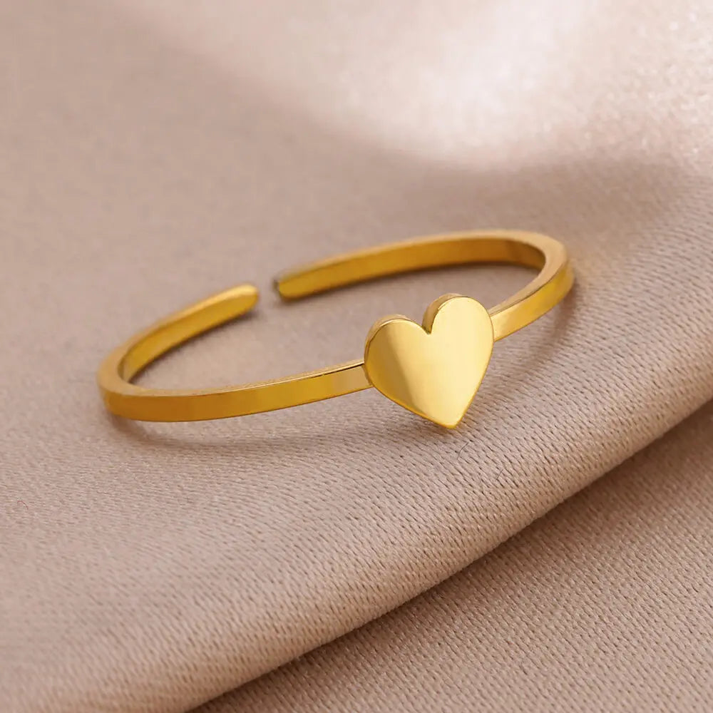 Cross Rings for Women Gold Color Opening Stainless Steel Ring 2024 Trend Party Wedding Jewelry Freeshipping Items anillos mujer